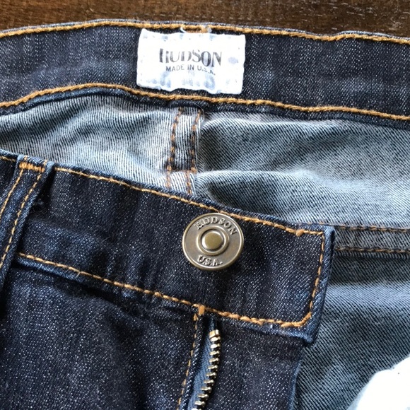 EUC near perfect Hudson jeans dark denim size 27 - Picture 6 of 7